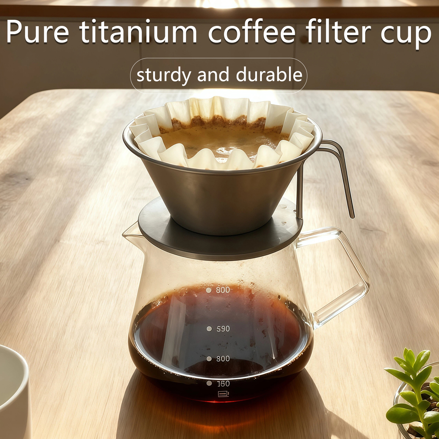 Coffee Equipment With Name - Product Name: Pure titanium coffee filter