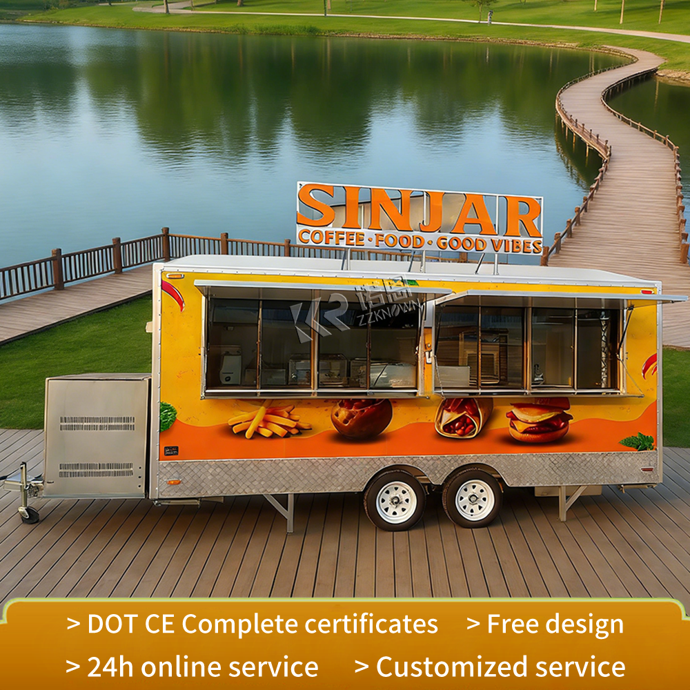 Coffee Equipment Hamburg - Mobile Coffee Pizza Food Trailer Beverage