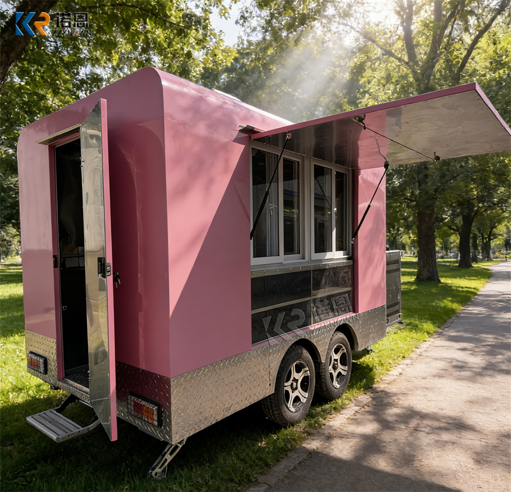 Coffee Equipment - Mobile Fast Food Trailer Portable Ice