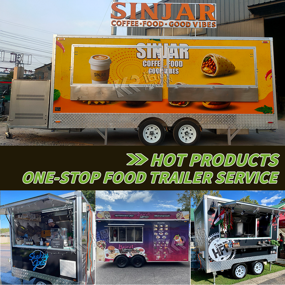 Coffee Equipment Hamburg - Mobile Coffee Pizza Food Trailer Beverage