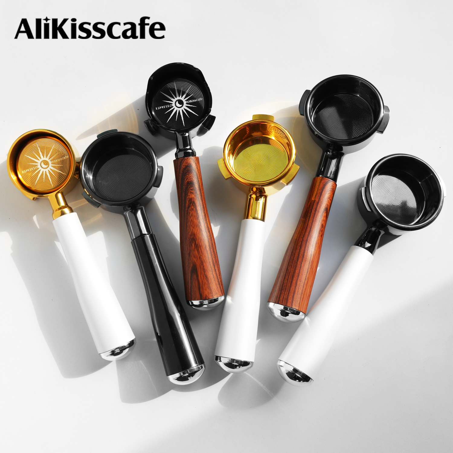 Naked Portafilter Bottomless - AliKisscafe 54mm Coffee Bottomless Portafilter Naked
