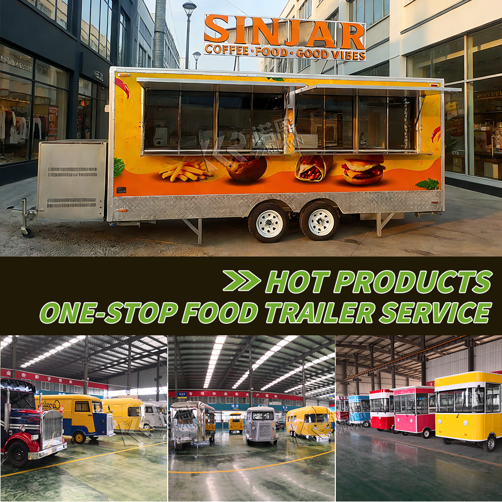 Coffee Equipment Hamburg - Mobile Coffee Pizza Food Trailer Burger