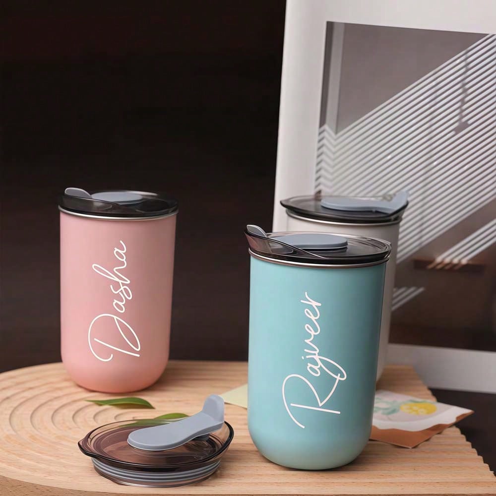 Coffee Equipment With Name - Customized Coworker Gift Mug Personalized Stainless