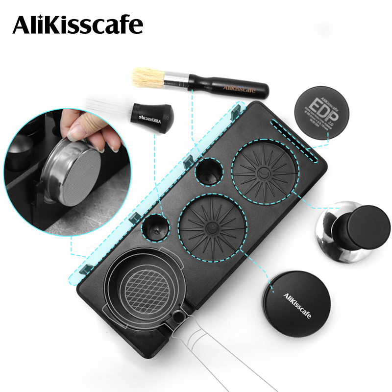 Portafilter 58Mm - AliKisscafe Coffee Tamping Station Portafilter Holder