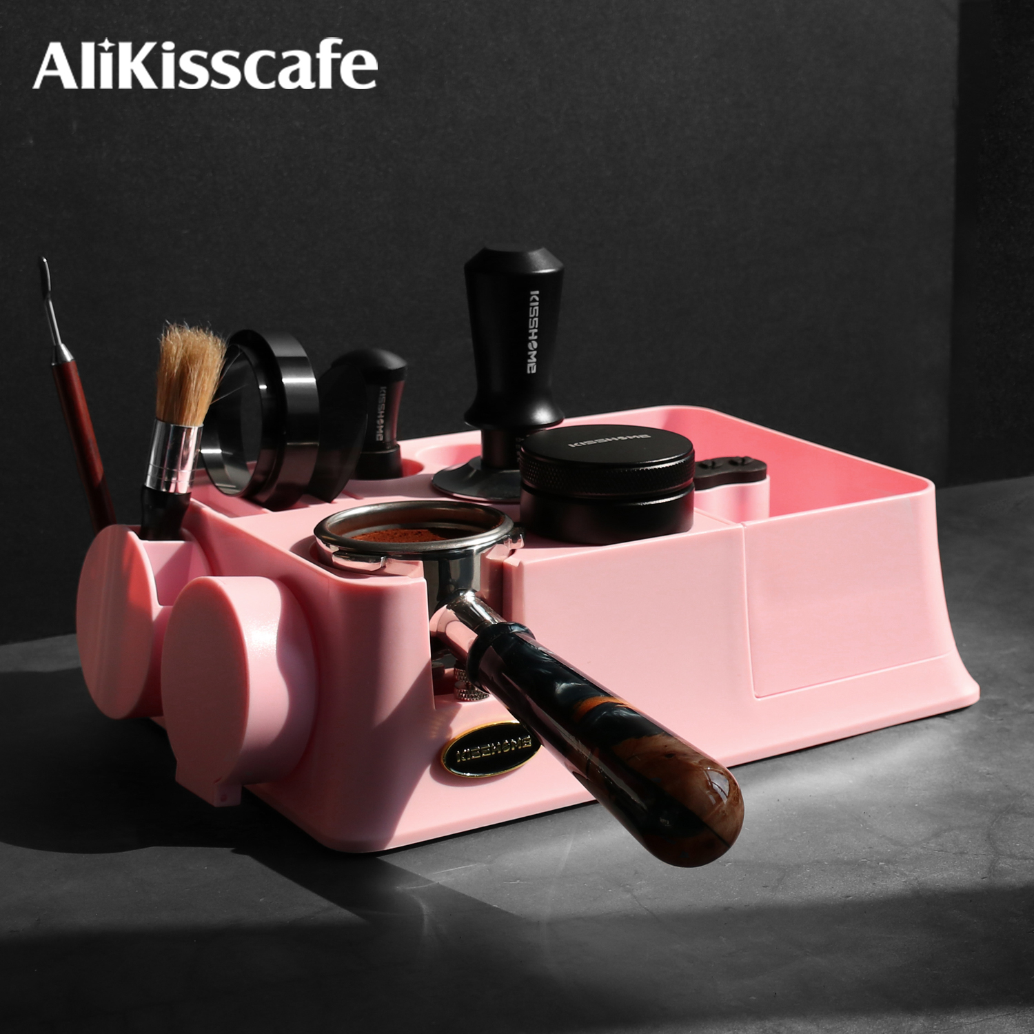 Portafilter 58Mm - AliKisscafe Coffee Tamper Station Portafilter Holder
