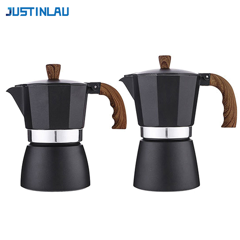 Coffee Equipment Espresso - JUSTINLAU Coffee Moka Pot 150ml/300ml Vintage