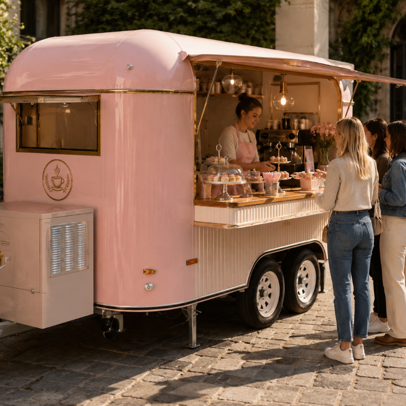 Coffee Equipment - Food Cart Mobile Trailer Customized Full