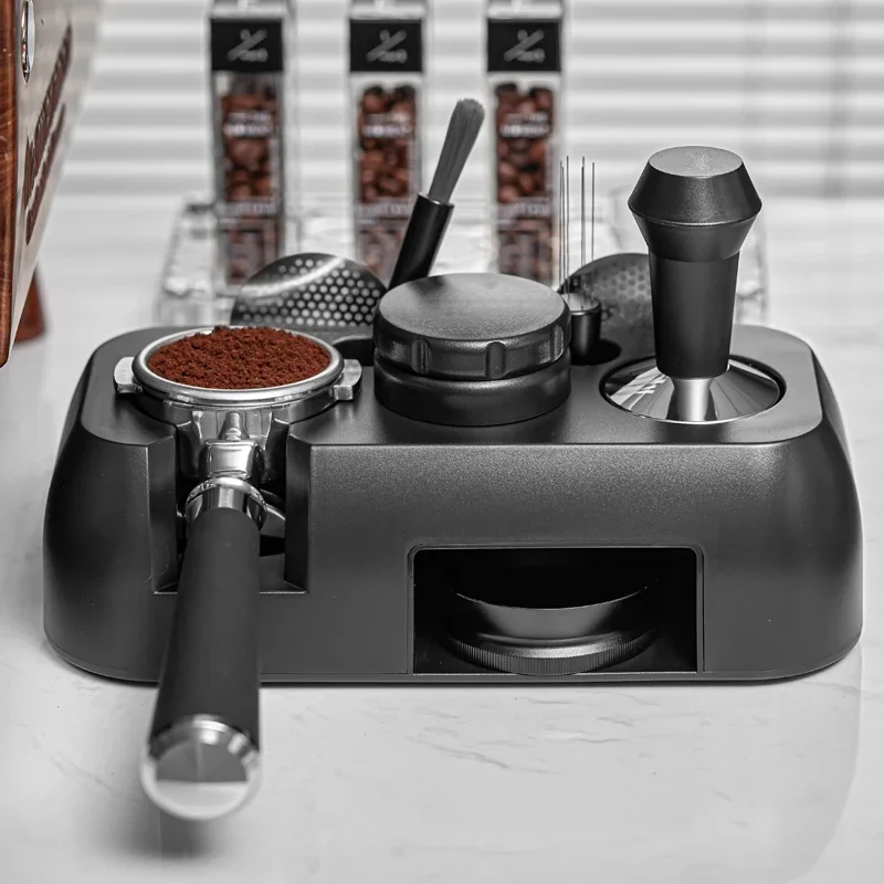 Portafilter 58Mm - Universal ABS Espresso Tamper Holder Coffee