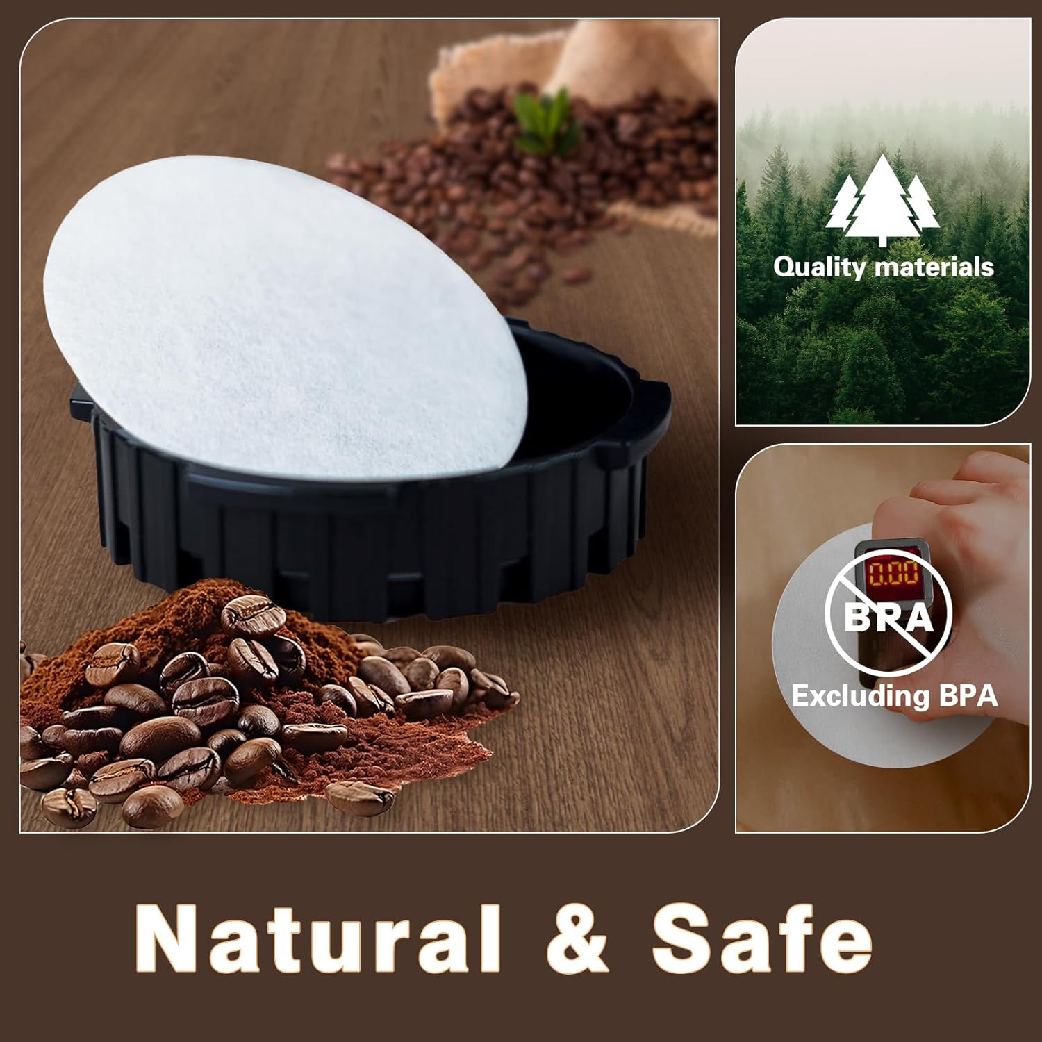 Round Coffee Filters, Compatib – Coffee Equipment Espresso Bewertung und Preis