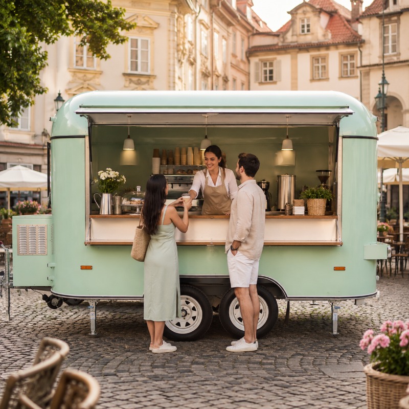 Customized Food Truck Mobile w – Coffee Equipment Bewertung und Preis