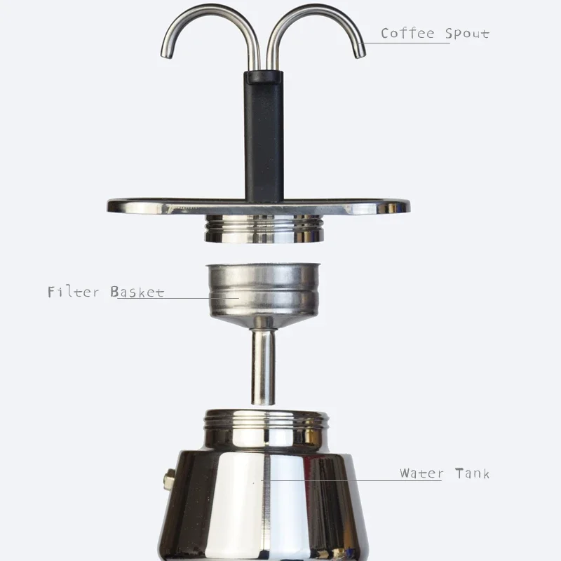 200ML Mini Moka Pot Double Tub – Coffee Equipment Espresso Bewertung und Preis