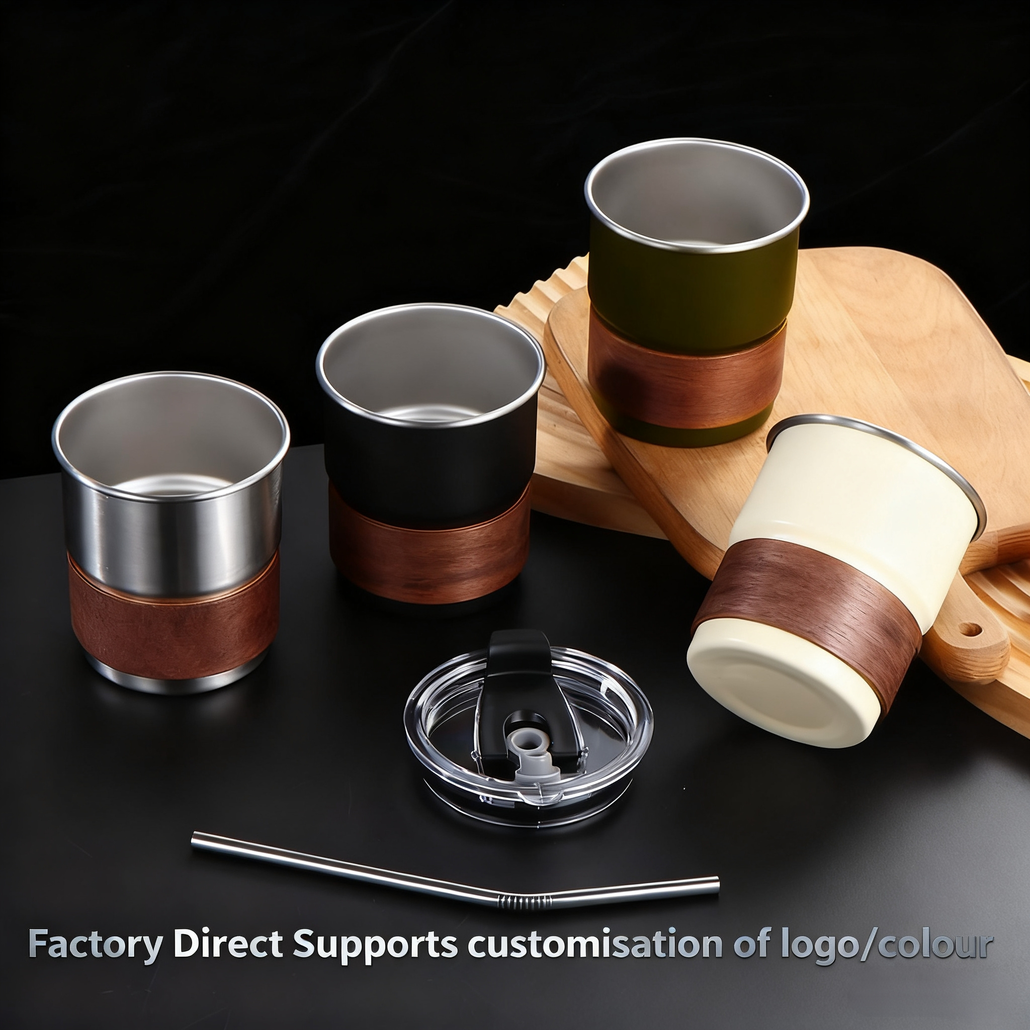 DIY Customized 300ML 10oz 304  – Coffee Equipment Logo Bewertung und Preis