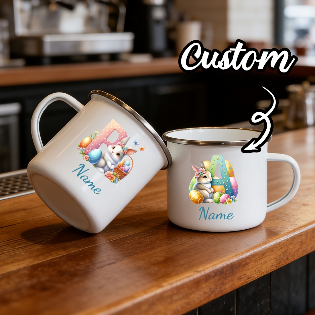 Personalized Mug Floral Initia – Coffee Equipment With Name Bewertung und Preis