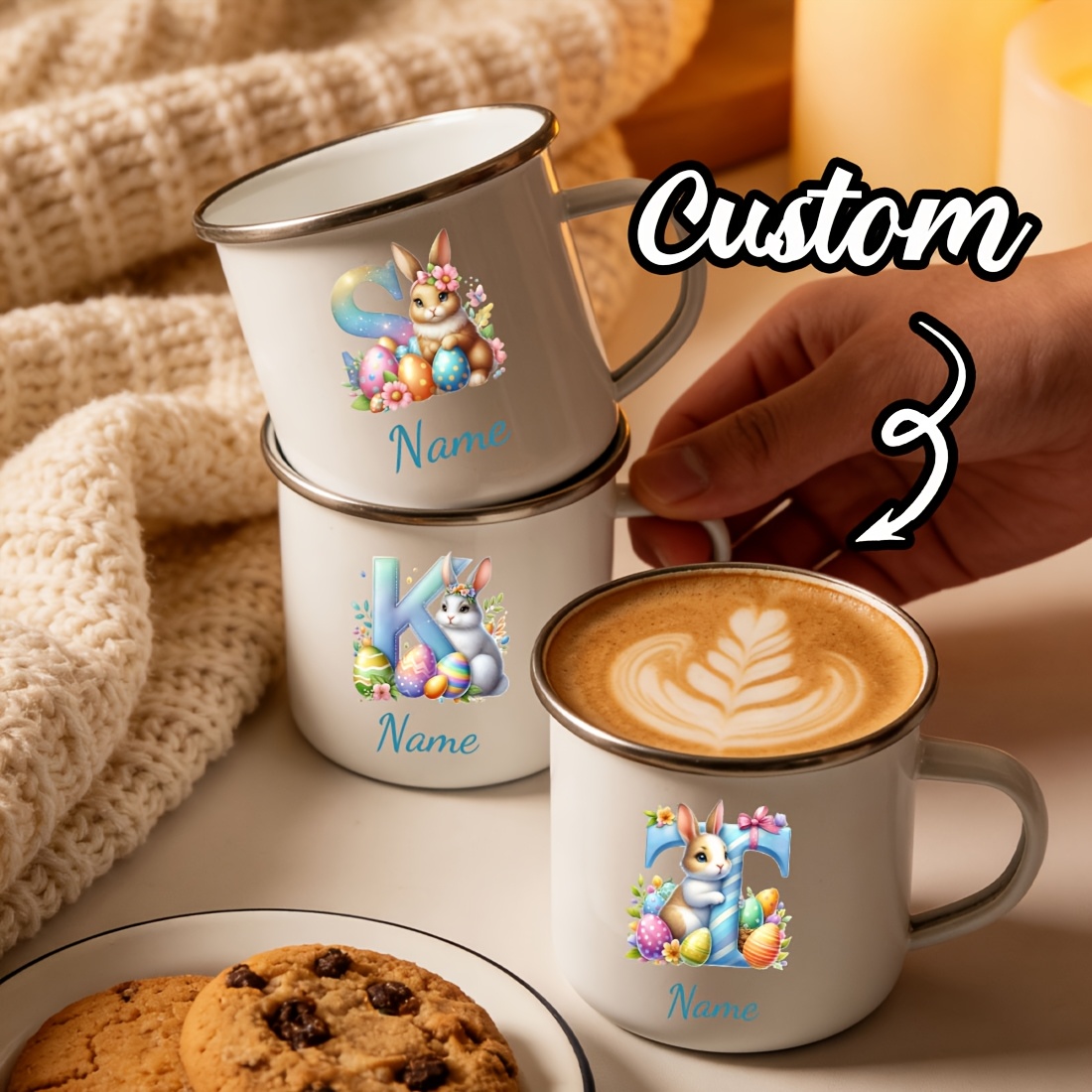 Personalized Mug Floral Initia – Coffee Equipment With Name Bewertung und Preis