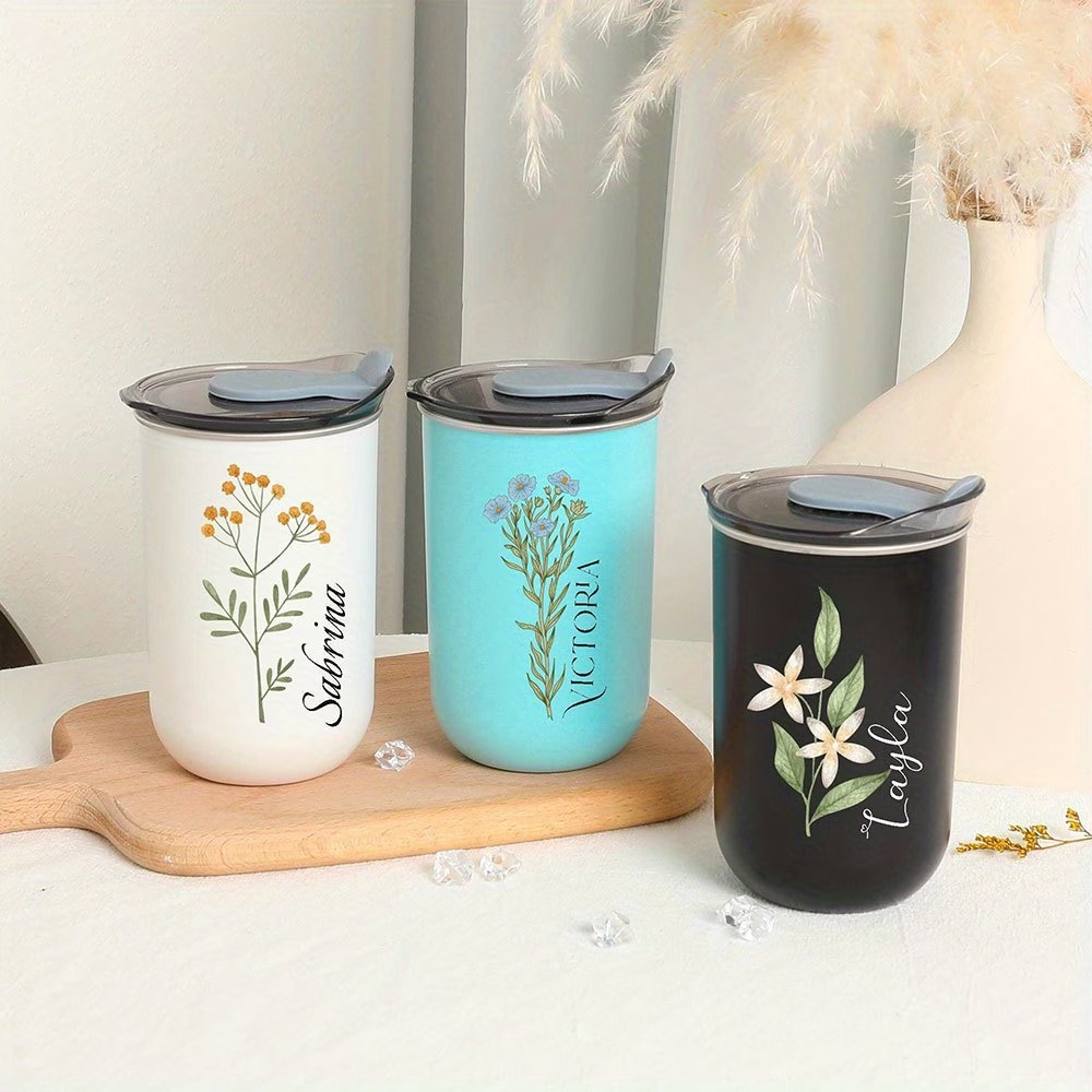 Customized birthday floral mug – Coffee Equipment With Name Bewertung und Preis