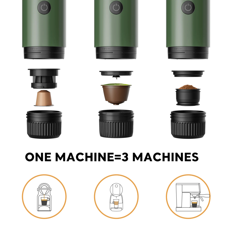 Portable Espresso Machine 3-in – Coffee Equipment Machine Bewertung und Preis