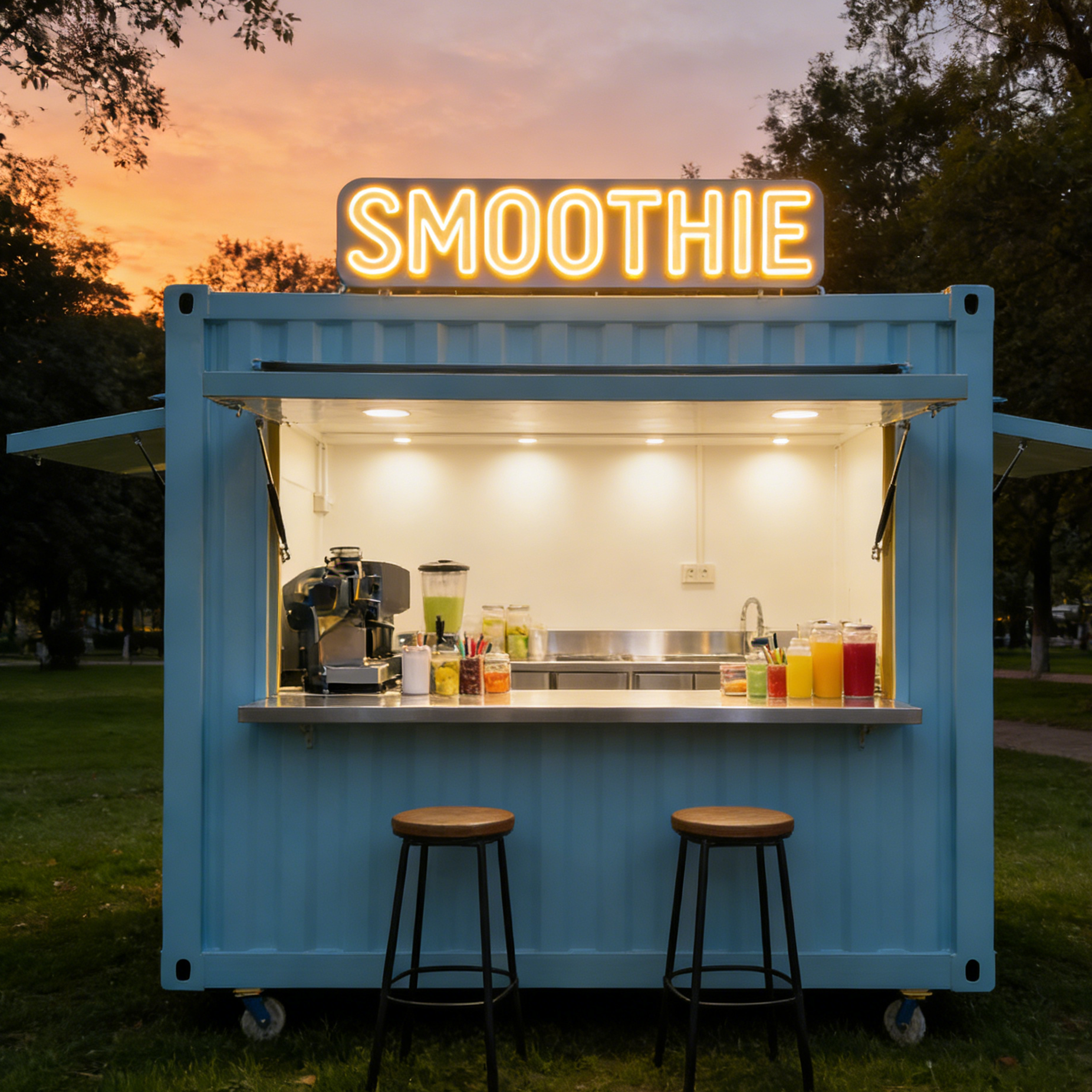 Modern Container Bar Container – Coffee Equipment For Coffee Shop Bewertung und Preis