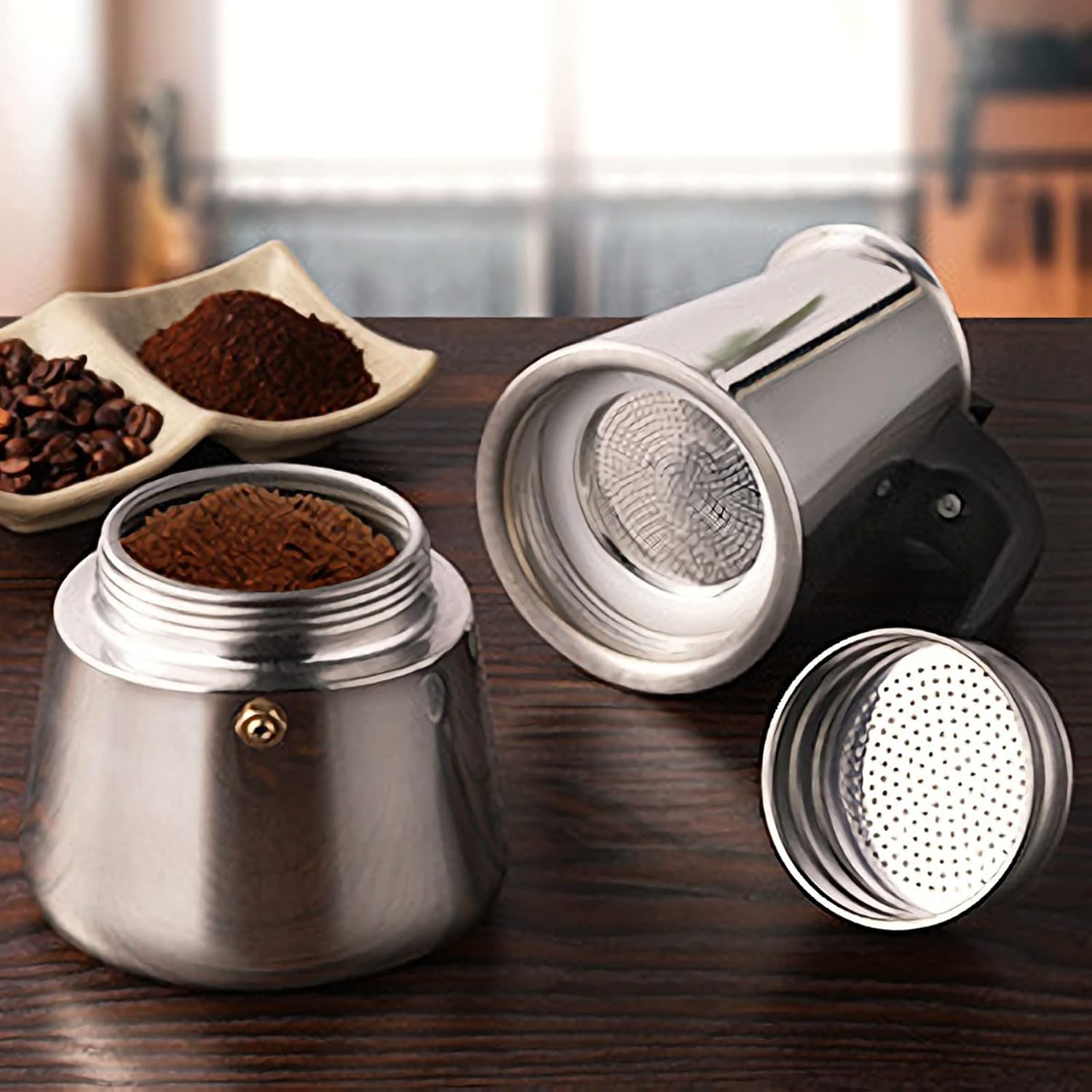 4/6/9 Cups Moka Pot Caffe Mach – Coffee Equipment Machine Bewertung und Preis