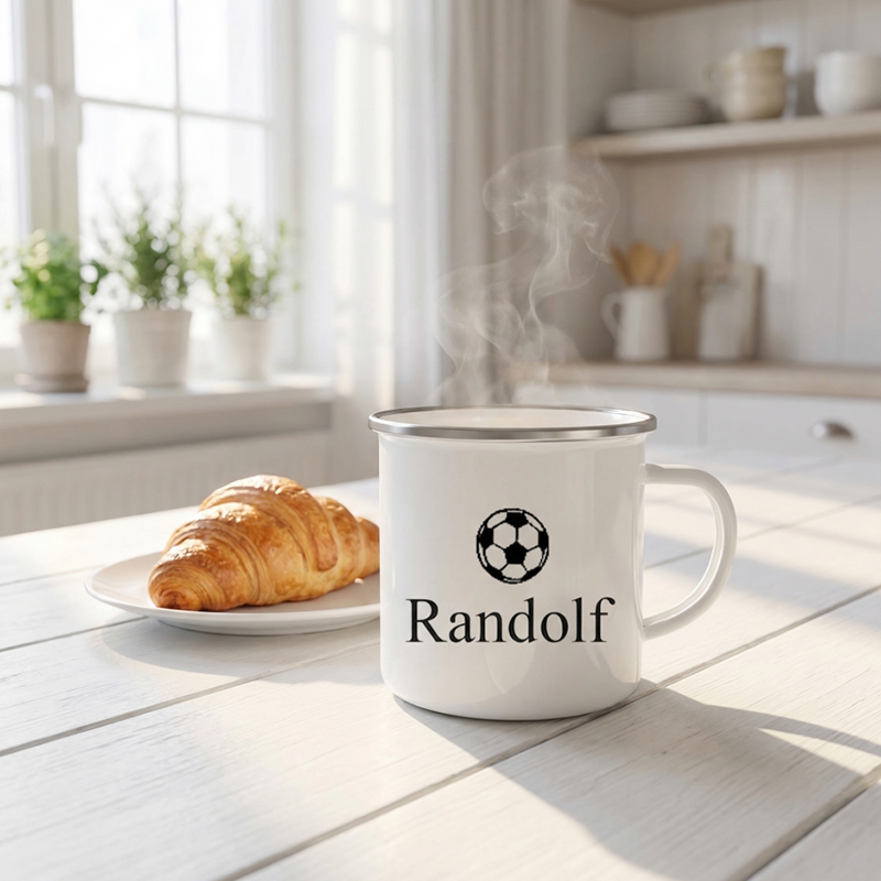 Customized Enamel Mug , Office – Coffee Equipment With Name Bewertung und Preis