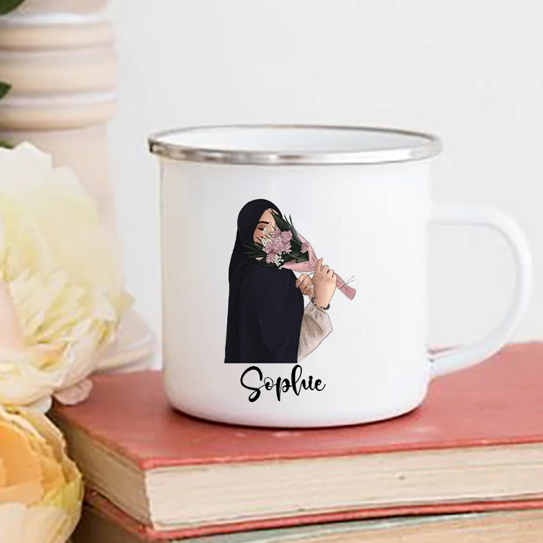 Personalised Hijabi Girl Print – Coffee Equipment With Name Bewertung und Preis