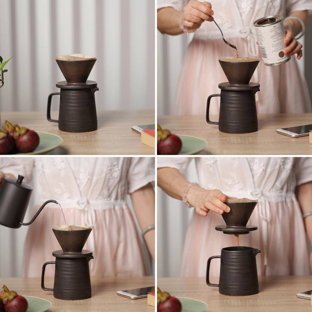 2-piece Porcelain Hand-pour Co – Coffee Equipment Espresso Bewertung und Preis