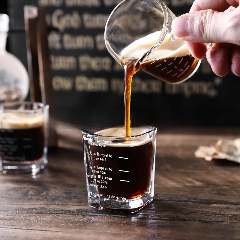 60ml 2oz Square Glass Vodka Sh – Coffee Equipment Logo Bewertung und Preis