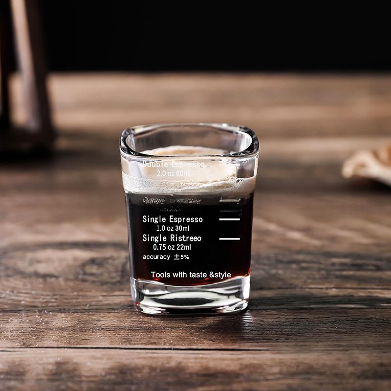60ml 2oz Square Glass Vodka Sh – Coffee Equipment Logo Bewertung und Preis
