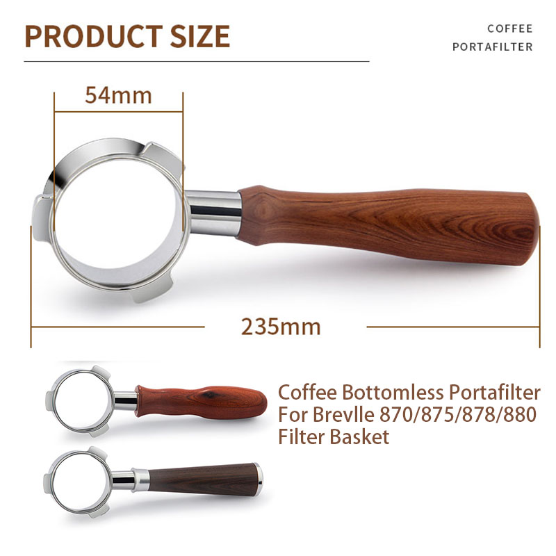 Stainless Steel Breville 54mm  – Naked Portafilter Bottomless Bewertung und Preis